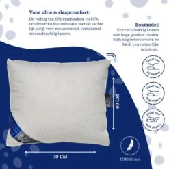 Ten Cate Boxkussen - Halfdons - 60x70 - 2 Stuks 11 Ten Cate Boxkussen - Halfdons - 60x70 - 2 Stuks -Bedden Bij Leen Bakker 8e49b138e8ba46b9b1e0e1f06ad553c1