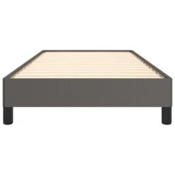 VidaXL - Eenpersoonsbed Frame Met Lattenbodem - Grijs - Kunstleer - 80x200 Cm 13 VidaXL - Eenpersoonsbed Frame Met Lattenbodem - Grijs - Kunstleer - 80x200 Cm -Bedden Bij Leen Bakker 9000553f18dc417fbd71ba47909f2c3b