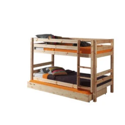 Vipack Stapelbed Pino Met Onderbed - Grenenhout - 140x103x208 Cm