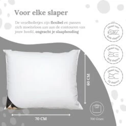 Ten Cate - Synthetisch Hoofdkussen - 60x70 -Bedden Bij Leen Bakker 94400f3936354dea8b269978679c57d9