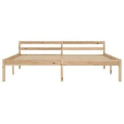 VidaXL - Bed Frame Met Hoofdeinde - Bruin - Massief Grenenhout - 180x200 Cm 12 VidaXL - Bed Frame Met Hoofdeinde - Bruin - Massief Grenenhout - 180x200 Cm -Bedden Bij Leen Bakker 956d1354634d4bc68ca192402ccbddee