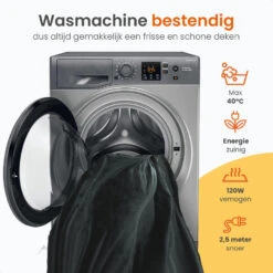 Goliving Elektrische Fleece Plaid - Warmtedeken 3 Standen -160x120cm Donkergrijs 13 Goliving Elektrische Fleece Plaid - Warmtedeken 3 Standen -160x120cm Donkergrijs -Bedden Bij Leen Bakker 957b70d1040a467c832b77f0ef26b5b7