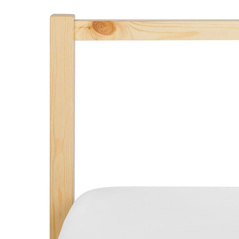 VANNES - Bed - Lichthout - 90 X 200 Cm - Dennenhout 12 VANNES - Bed - Lichthout - 90 X 200 Cm - Dennenhout - Afbeelding 10