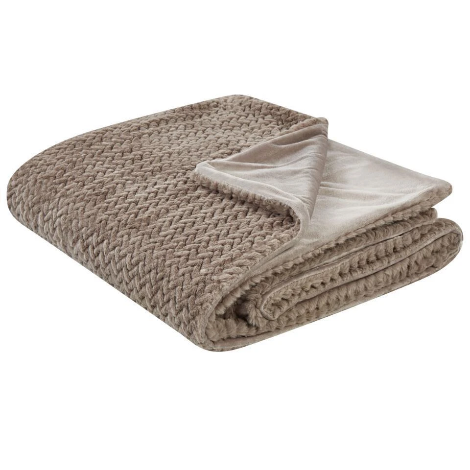 SURMI - Bedsprei - Bruin - 200 X 220 Cm - Polyester 7 SURMI - Bedsprei - Bruin - 200 X 220 Cm - Polyester - Afbeelding 5