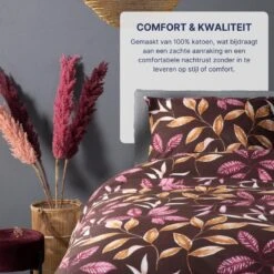 Ten Cate Katoenen Dekbedovertrek - 140x200/220 Cm - Kendra -Bedden Bij Leen Bakker 96deb2c66d6a484e80085d58bd9358c8