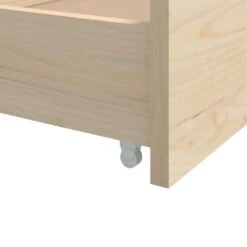 VidaXL - Bed Frame Met Twee Lades - Naturel - Massief Grenenhout - 90x200 Cm -Bedden Bij Leen Bakker 977d87b84d3942c08f060a0abb4cb253
