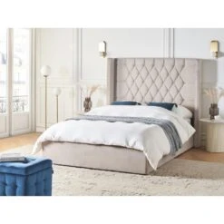 LUBBON - Bed Met Opbergruimte - Taupe - 140 X 200 Cm - Fluweel 14 LUBBON - Bed Met Opbergruimte - Taupe - 140 X 200 Cm - Fluweel -Bedden Bij Leen Bakker 99edadb647a543fcb798badee096cffd