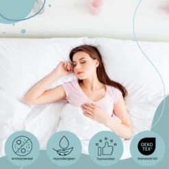 Waterdichte Matrasbeschermer Splittopper Hoeslaken Badstof-Lits-jumeaux (180x... -Bedden Bij Leen Bakker a00ffe97614742388538c013f3cf667f