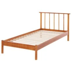 BARRET - Eenpersoonsbed - Lichte Houtkleur - 90 X 200 Cm - Dennenhout -Bedden Bij Leen Bakker a2208b3b391c48cba7d5105693f87c77