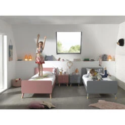 Bed Billy 90x200 - Roze 17 Bed Billy 90x200 - Roze -Bedden Bij Leen Bakker a3ee35a06d5344c695248d280a5b69a2