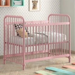 Vipack Babybed Bronxx - 60x120cm - Misty Pink 10 Vipack Babybed Bronxx - 60x120cm - Misty Pink -Bedden Bij Leen Bakker a48d7de97c714fce9737618472310860