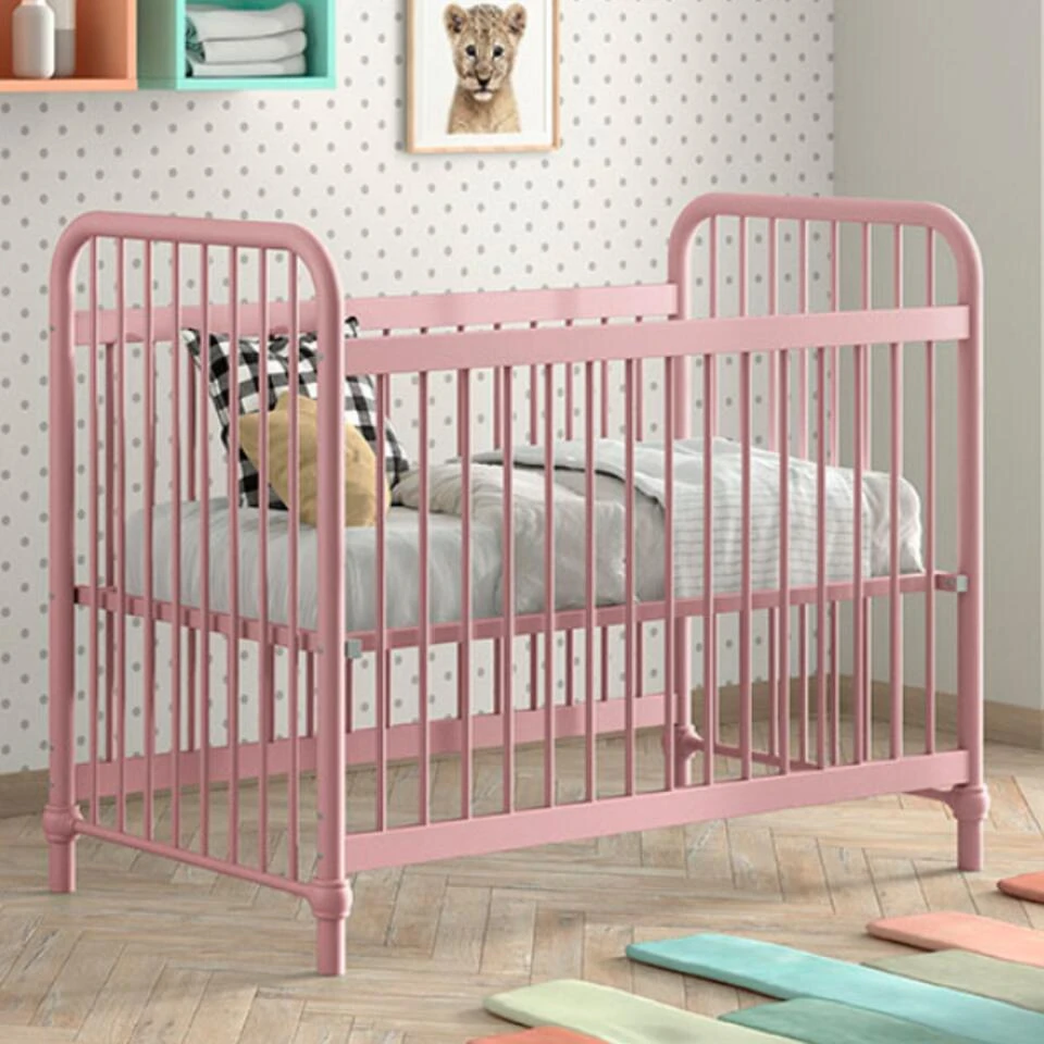 Vipack Babybed Bronxx - 60x120cm - Misty Pink 5 Vipack Babybed Bronxx - 60x120cm - Misty Pink - Afbeelding 3