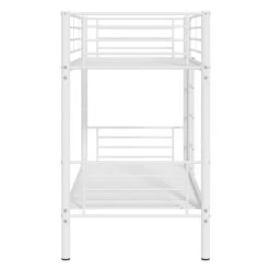 Stapelbed Dixie 90x200cm - Metaal - Mat Wit -Bedden Bij Leen Bakker a622e156fe964461bc99081b34ce6bdd