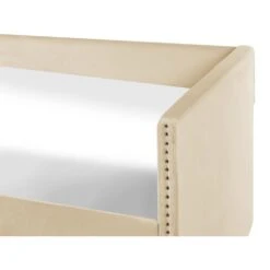 TROYES - Slaapbank - Beige - Fluweel 21 TROYES - Slaapbank - Beige - Fluweel -Bedden Bij Leen Bakker a945009960144f3794f276c19b5bc0a4
