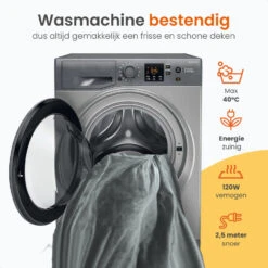 Goliving Elektrische Fleece Plaid - Warmtedeken 3 Standen - 160x120cm Lichtgrijs 12 Goliving Elektrische Fleece Plaid - Warmtedeken 3 Standen - 160x120cm Lichtgrijs -Bedden Bij Leen Bakker ad95fc197d8f42bdb01498d128a92ddb