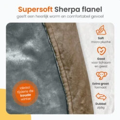 Goliving Elektrische Fleece Plaid - Warmtedeken 3 Standen - 160x120cm Lichtgrijs 10 Goliving Elektrische Fleece Plaid - Warmtedeken 3 Standen - 160x120cm Lichtgrijs -Bedden Bij Leen Bakker af50d015b6d543c48a781390fcc7be4a