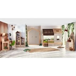 Merkloos Cento - Bedhuisje - Kinderkamer - 200x90 Cm - Bruin -Bedden Bij Leen Bakker b2656c7552614f0a92808d31407e1ee6