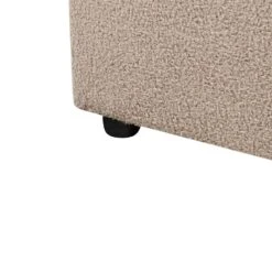 LAVAUR - Tweepersoonsbed - Taupe - 180 X 200 Cm - Bouclé -Bedden Bij Leen Bakker b73a5db5ebe944deb30eaba292226e7d