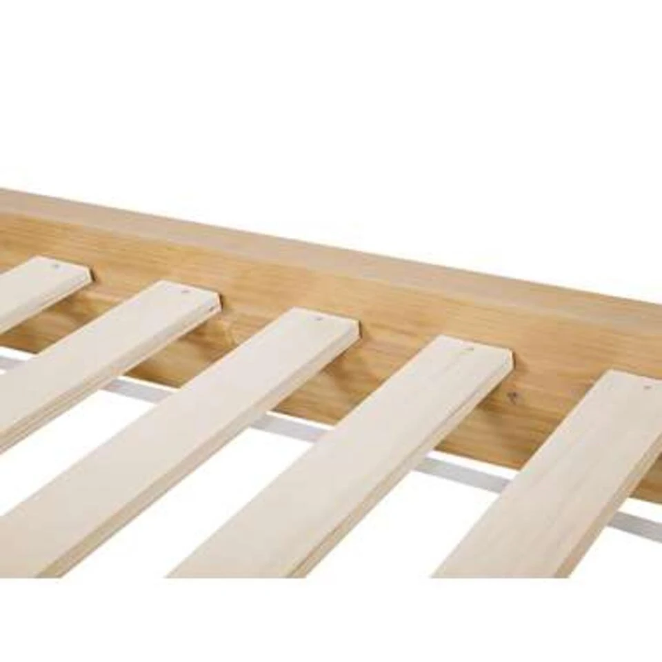 ROYAN - Tweepersoonsbed - Lichthout - 180 X 200 Cm - Dennenhout 10 ROYAN - Tweepersoonsbed - Lichthout - 180 X 200 Cm - Dennenhout - Afbeelding 8