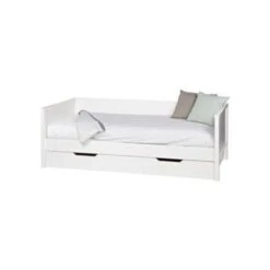 WOOOD Nikki Bedbank Excl Lade - Grenen - Wit - 100x73x208 -Bedden Bij Leen Bakker c0090b72ee934245867efd2ff26041d6