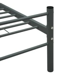 VidaXL - Metalen Tweepersoonsbed - Grijs - 180x200 Cm -Bedden Bij Leen Bakker c334d6cfdf4f4cda89401631b8210ffd