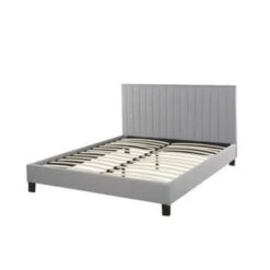 POITIERS - Tweepersoonsbed - Lichtgrijs - 140 X 200 Cm - Polyester 17 POITIERS - Tweepersoonsbed - Lichtgrijs - 140 X 200 Cm - Polyester -Bedden Bij Leen Bakker c566ba30e5334f58a8b03a706db215ac