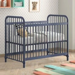 Vipack Babybed Bronxx - 60x120cm - Denim Blauw 9 Vipack Babybed Bronxx - 60x120cm - Denim Blauw -Bedden Bij Leen Bakker c56a861caafa44ba9d709bffdaf6f59e