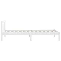 VidaXL - Bed Frame Met Hoofdeinde - Wit - Massief Grenenhout - 90x200 Cm 12 VidaXL - Bed Frame Met Hoofdeinde - Wit - Massief Grenenhout - 90x200 Cm -Bedden Bij Leen Bakker cc36401be98746d18689a59c608bfe42