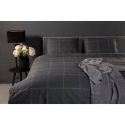 Ten Cate Katoenen Dekbedovertrek - 140x200/220 Cm - Louis Antraciet -Bedden Bij Leen Bakker cd2c71c5733d45ed954a3969d822e57e