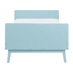 BONNAC - Eenpersoonsbed - Lichtblauw - 90 X 200 Cm - Dennenhout -Bedden Bij Leen Bakker cfdeb179f8a64089aed7c4a602b45d75