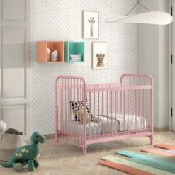 Vipack Babybed Bronxx - 60x120cm - Misty Pink 11 Vipack Babybed Bronxx - 60x120cm - Misty Pink -Bedden Bij Leen Bakker d1b60304591c4873ab784886b1a7ba0c