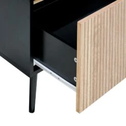 BLYTHE - Nachtkastje - Zwart/Bruin - MDF 18 BLYTHE - Nachtkastje - Zwart/Bruin - MDF -Bedden Bij Leen Bakker d1fff27ef7384e12b51e45691c440abf