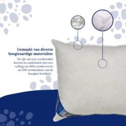 Ten Cate Halfdonzen Hoofdkussen - 60x70 - 2 Stuks 10 Ten Cate Halfdonzen Hoofdkussen - 60x70 - 2 Stuks -Bedden Bij Leen Bakker d2fee5403a094365ba4c7e2d007ba8d7