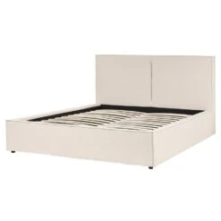 MOISSAC - Bed - Beige - 160 X 200 Cm - Polyester -Bedden Bij Leen Bakker d50cca7887014707b03bec3e7b3f8b3c