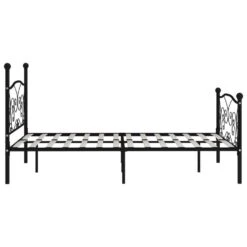 VidaXL - Bed Frame Met Lattenbodem - Zwart - Metaal - 140x200 Cm 8 VidaXL - Bed Frame Met Lattenbodem - Zwart - Metaal - 140x200 Cm -Bedden Bij Leen Bakker d83b21925113487b8650a0e5167cd7f3
