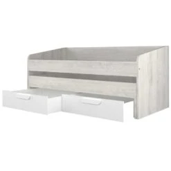 Bed Bo12 Met Onderschuifbed En Lades- Wit -Bedden Bij Leen Bakker d999c2422cbb40c9a8c26f2e6f3ddf43