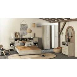 Bed Waylon 160 X 200 Cm-Kronberg Eik/Waterford Eik -Bedden Bij Leen Bakker daa80e044848481fa56745f57a49ba48