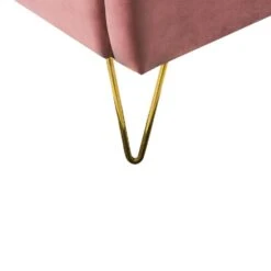 AMBILLOU - Tweepersoonsbed - Roze - 180 X 200 Cm - Fluweel -Bedden Bij Leen Bakker dc7c9304cfb0436088cd1506d0cce6b1