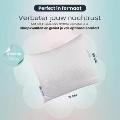 Troonz Hoofdkussen One - Verkoelend, Afmeting 60 X 70 Cm -Bedden Bij Leen Bakker ddfef7b71f1f42608db7c41e43af7867