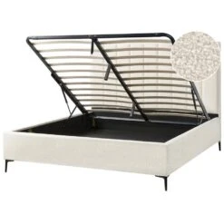 SEZANNE - Bed Met Opbergruimte - Gebroken Wit - 180 X 200 Cm - Bouclé 14 SEZANNE - Bed Met Opbergruimte - Gebroken Wit - 180 X 200 Cm - Bouclé -Bedden Bij Leen Bakker e36f2243f9e54b2692eef186e97e4cf5