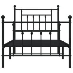 VidaXL - Bed Frame Met Hoofd- En Voeteneinde - Zwart - Metaal - 90x190 Cm 15 VidaXL - Bed Frame Met Hoofd- En Voeteneinde - Zwart - Metaal - 90x190 Cm -Bedden Bij Leen Bakker e5e8739d92f948959ecc9e012f0f7547