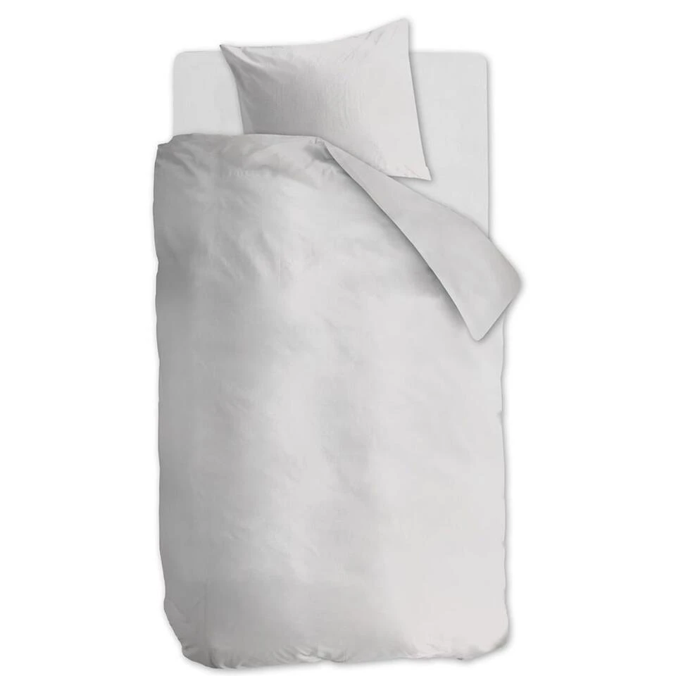 Ambiante Cotton Uni Dekbedovertrek - 260x200/220 - Wit 7 Ambiante Cotton Uni Dekbedovertrek - 260x200/220 - Wit - Afbeelding 5