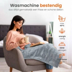 Goliving Elektrische Deken Voor Rug En Nek - Elektrische Warmtedeken -Bedden Bij Leen Bakker e844a93026514ce9ace43690af0474db