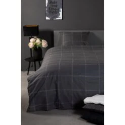 Ten Cate Katoenen Dekbedovertrek - 140x200/220 Cm - Louis Antraciet -Bedden Bij Leen Bakker e8b38a5318e8463085ba20de459f28fd