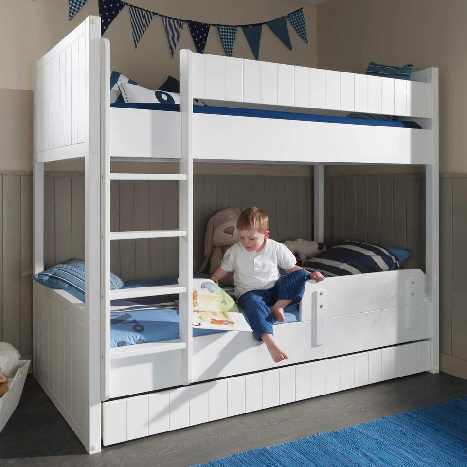 Stapelbed Robin - Wit 5 Stapelbed Robin - Wit - Afbeelding 3