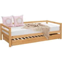 Alpi - Bed Met Bedlade 90x200 Cm In Grenen 9 Alpi - Bed Met Bedlade 90x200 Cm In Grenen -Bedden Bij Leen Bakker ebc0a4b17b534bfcaf99ddb4e5679957