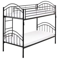 CHARTRES - Stapelbed - Zwart- 90 X 200 Cm - Metaal -Bedden Bij Leen Bakker ed3d6c2cf920438fb79a0991e6fa9a98