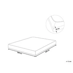 Beliani Laken JANBU - Beige Katoen -Bedden Bij Leen Bakker f2adbc8c50d641a0ababe7052a354184