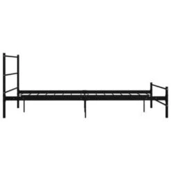 VidaXL - Bed Frame Met Hoofdbord - Zwart - Metaal - 120x200 Cm -Bedden Bij Leen Bakker f82710c98a2b4e7ba44d348d9a1e1711