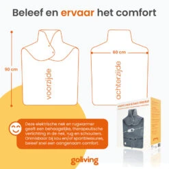 Goliving Elektrische Deken Voor Rug En Nek - Elektrische Warmtedeken -Bedden Bij Leen Bakker f8a4c176ab2c45ed82eb86caa097d3df
